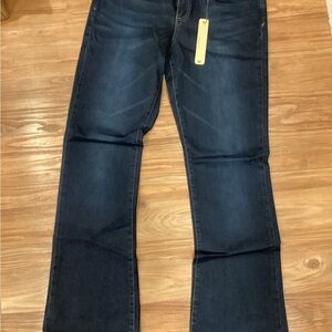 Kut from the Kloth Dark Blue Meryl High Rise Boot Cut Jeans Size 10 NWT